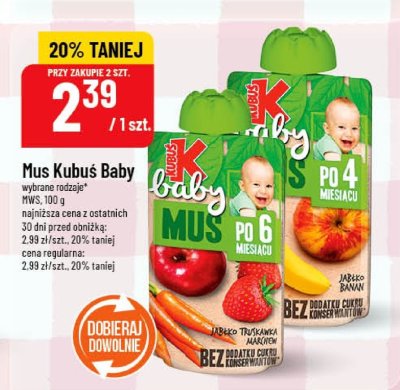 Mus Kubuś Baby promocja w POLOmarket