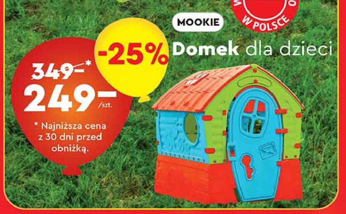 Domek dla dzieci Mookie promocja w Biedronka