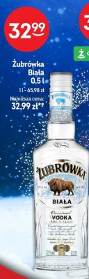 Wódka Żubrówka Biała 0,5l promocja w Żabka