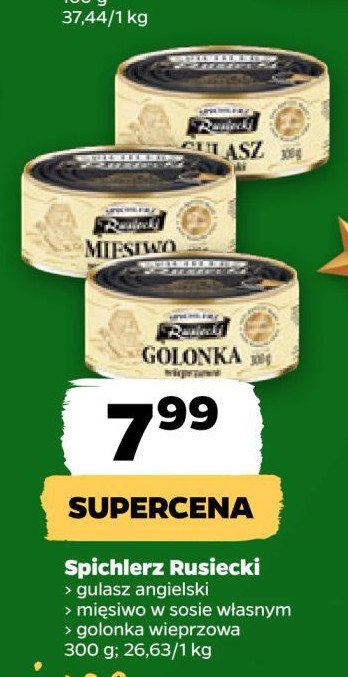 Golonka wieprzowa Spichlerz rusiecki promocja w Netto