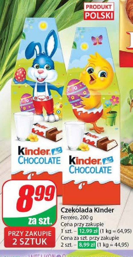 Czekoladki 艣wi膮teczne Kinder chocolate promocja