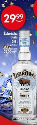 Wódka Żubrówka Biała 0,5l promocja w Żabka