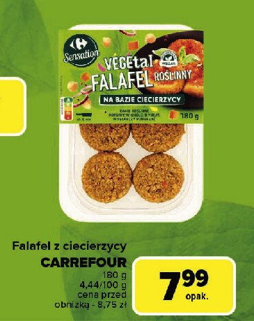 Falafel z ciecierzycy Carrefour sensation promocja