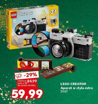 Aparat w stylu retro LEGO CREATOR 31147 promocja w Kaufland