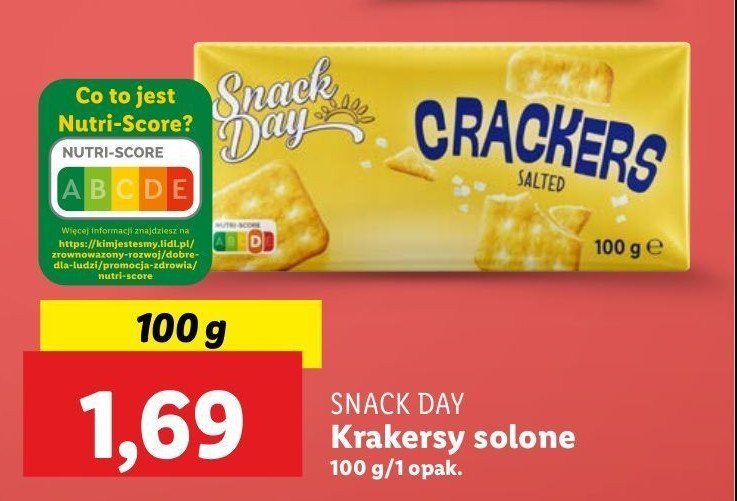 Krakersy Snack day promocja