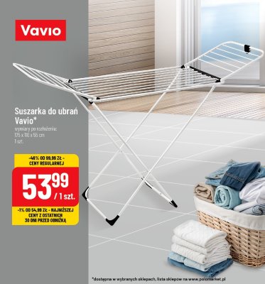 Suszarka do ubrań Vavio promocja w POLOmarket