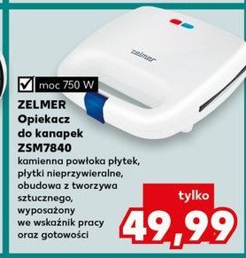 Opiekacz zsm7840 Zelmer promocja