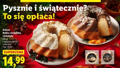 Babka z belgijską czekoladą promocja w Lidl