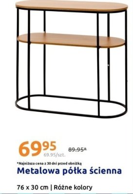 Metalowa półka ścienna promocja w Action
