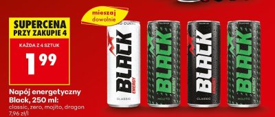 Napój energetyczny Black classic promocja w Biedronka