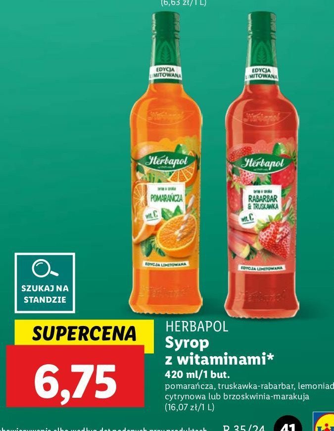 Syrop cytryna lemoniadowa Herbapol promocja