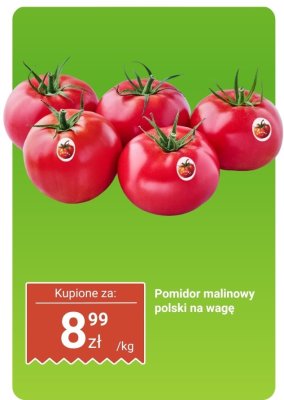 Pomidor malinowy polski na wagę promocja w Dino