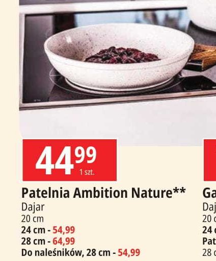 Patelnia do nale艣nik贸w nature 28 cm Ambition promocja