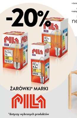 Żarówki marki Pila -20% promocja w Intermarche