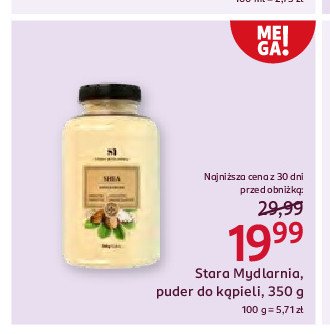 Puder do kąpieli STARA MYDLARNIA SHEA BUTTER promocja