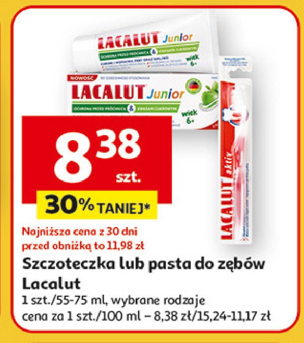 Pasta do zębów 6+ Lacalut junior promocja w Auchan