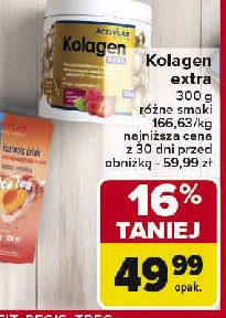 Kolagen extra malina truskawka Activlab promocja w Carrefour