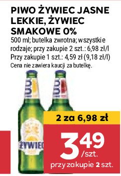 Piwo Żywiec jasny lekki limonż promocja