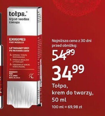 Krem do twarzy Tołpa, 50 ml promocja w Rossmann