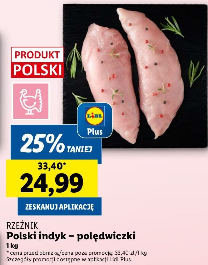 Polędwiczki z indyka Rzeźnik codzienna dostawa promocja