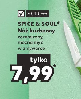 Nóż ceramiczny 10 cm Spice&soul promocja