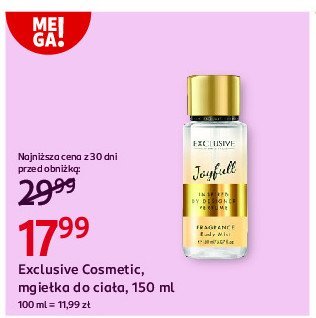 Mgie艂ka do cia艂a Exclusive cosmetics promocja