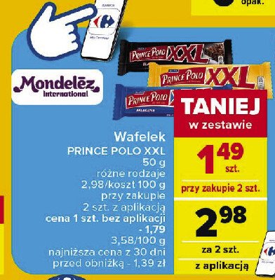 Wafelek black Prince polo xxl promocja w Carrefour Market
