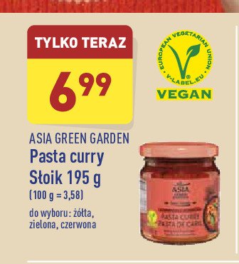 Pasta curry zielona Asia green garden promocja