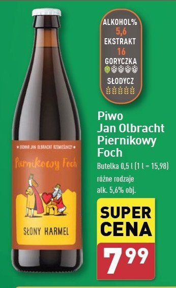 Piwo Jan olbracht piernikowy foch promocja w Aldi