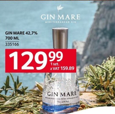 Gin Gin Mare 42,7% 700ml promocja w Selgros