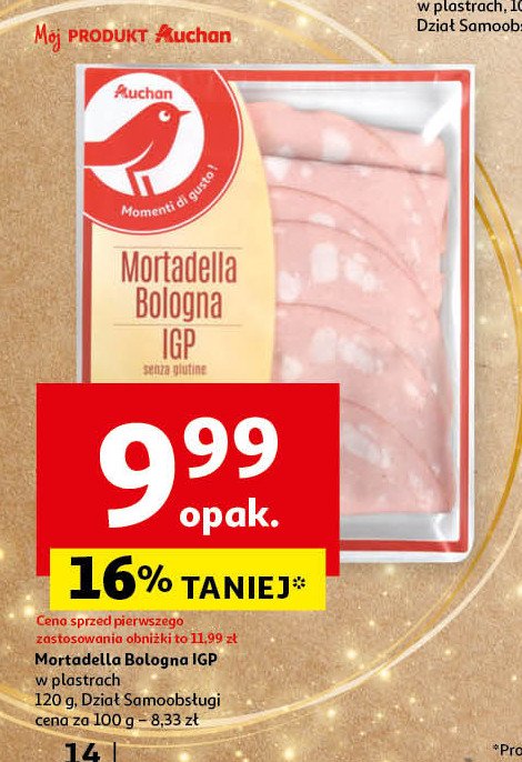 Mortadela bologna Auchan promocja