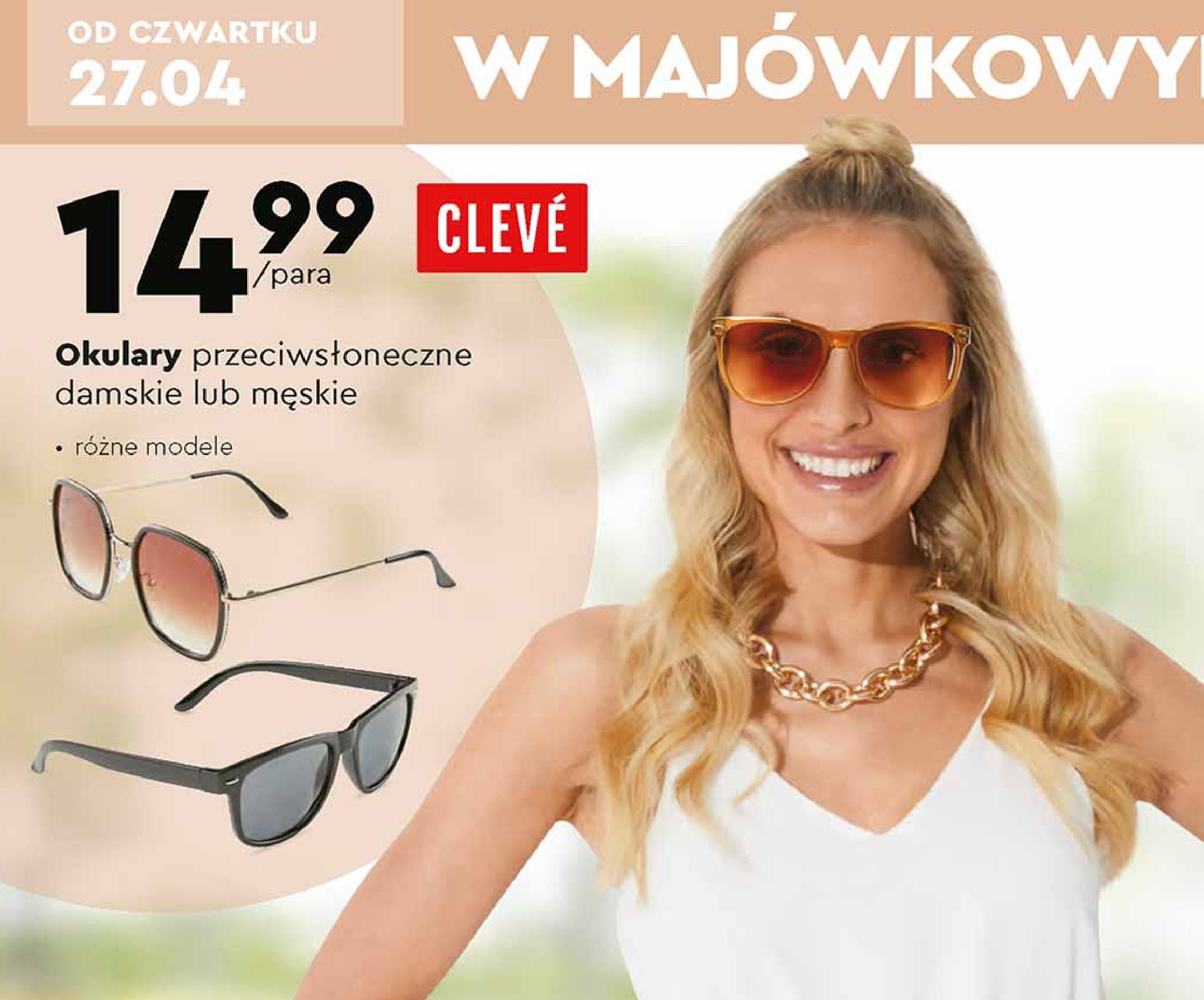 Okulary przeciwsłoneczne męskie Cleve promocja