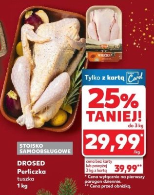 Perliczka tuszka 1 kg promocja w Kaufland