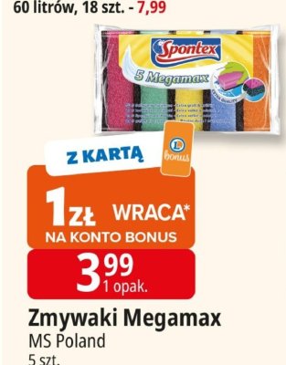 Zmywaki Megamax promocja w Leclerc