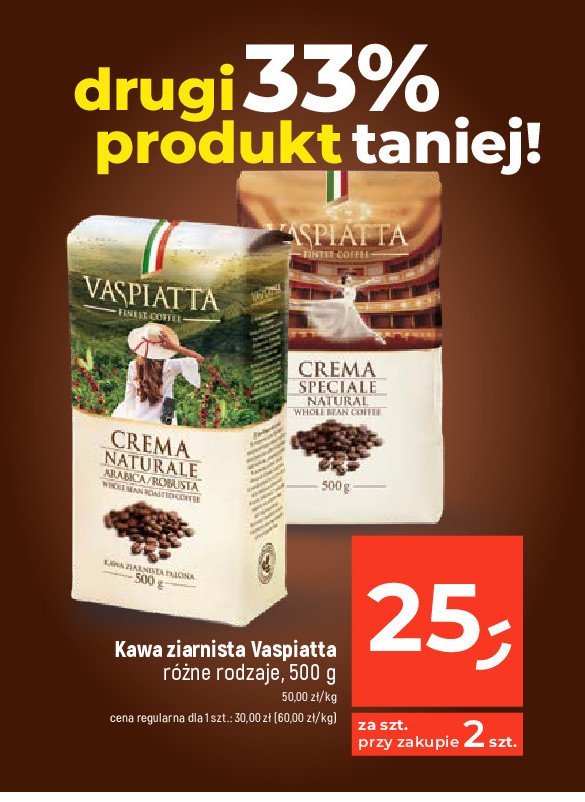 Kawa Vaspiatta speciale natural promocja