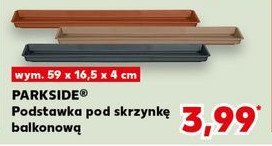 Podstawka pod skrzynkę balkonową 59 x 16.5 x 4 cm Parkside promocja w Kaufland