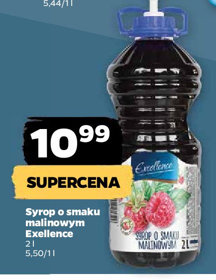 Syrop polska malina pompka Excellence promocja