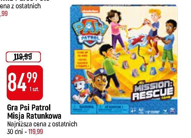 Misja ratunkowa psi patrol promocja