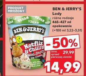 Lody netflix & chill non-dairy Ben & jerry's promocja