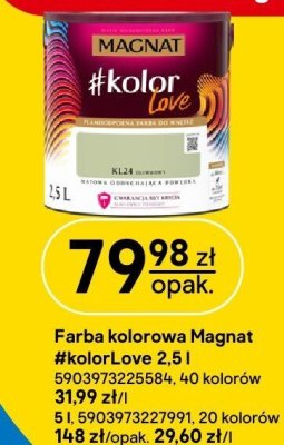 Farba kolorowa Magnat #kolorLove promocja w Castorama