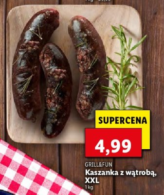 Kaszanka z wątróbką Grill and fun promocja