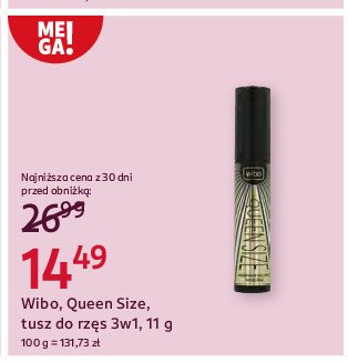 Tusz do rzęs WIBO QUEEN SIZE promocja w Rossmann