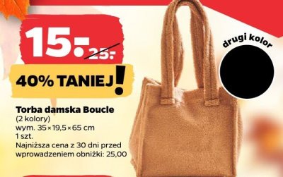 Torba damska Boucle promocja w Netto