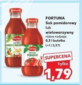 Sok 100% pomidor Fortuna promocja