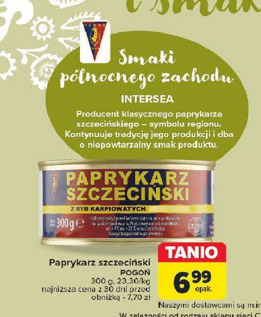 Paprykarz szczeciński Pogoń szczecin promocja w Carrefour