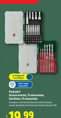 Zestaw wierteł 15 elementów  promocja w Lidl