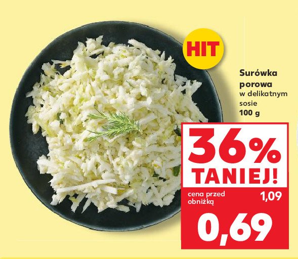 Surówka porowa w delikatnym sosie promocja w Kaufland
