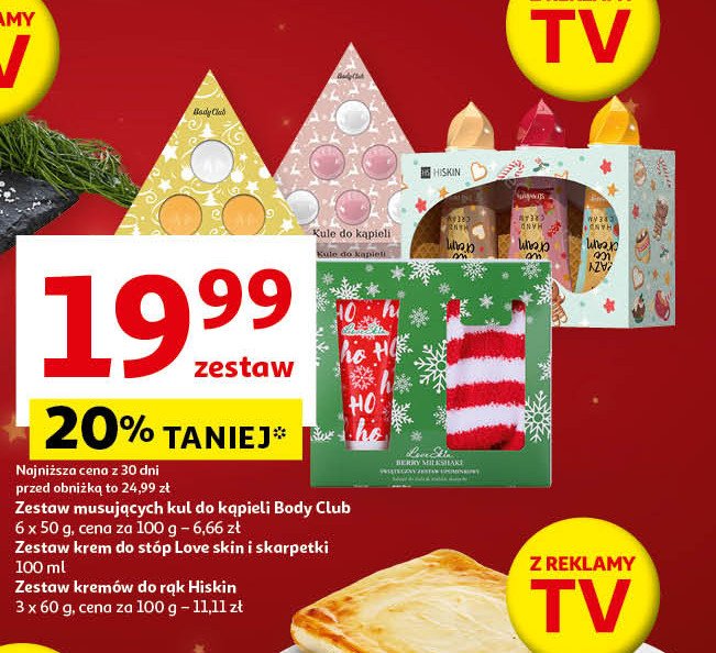 Zestaw kul do kąpieli Love skin promocja w Auchan