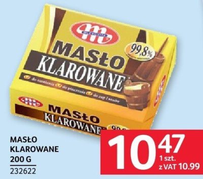 Masło klarowane 200 g promocja w Selgros