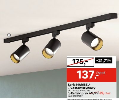 Zestaw szynowy Seria MARIBEL Leroy Merlin promocja w Leroy Merlin